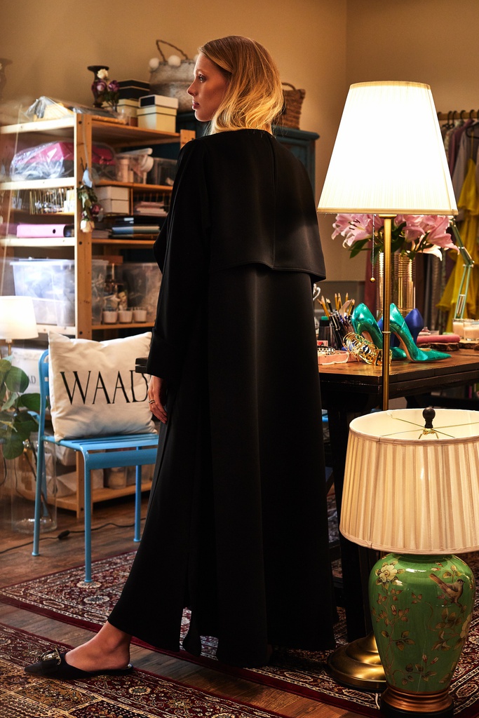 عباية سترة مفتوحة سادة