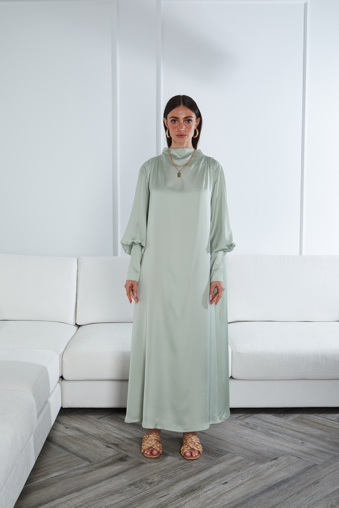 فستان غالية من الساتان